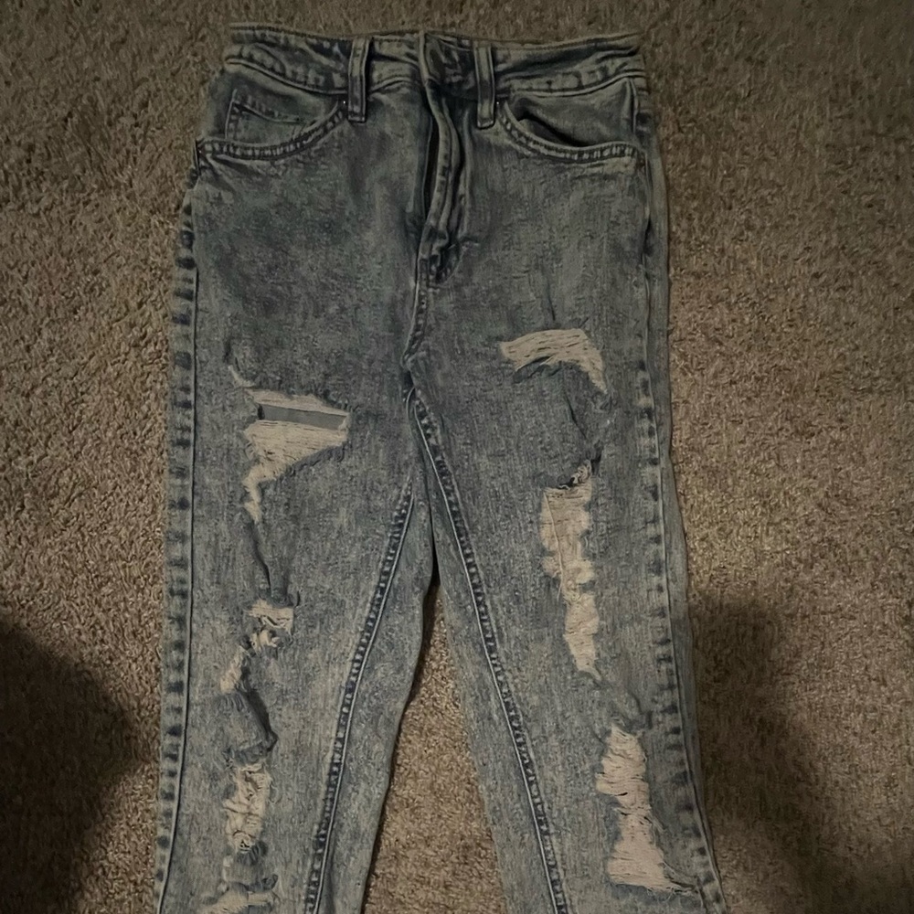 Barely worn distressed jeans